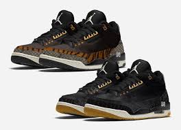 Black And Brown Jordans Air Jordan 3 Animal Instinct Pack Ck4344 002 Cv3583 003 Release Date Sbd Air Jordans Air Jordan 3 Jordan 3