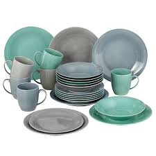 Kombiservice online kaufen riesige auswahl günstige preise einfach kombiservice auswählen & bequem nach hause liefern lassen!. 24 Teiliges Kombiservice Grau Grun Blau Online Bei Roller Kaufen