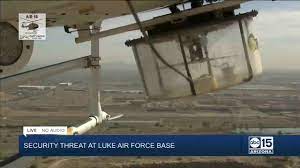 Earlier, the military facility sent out an alert saying that it was put on lockdown due to the security incident. No Threat Found After Luke Air Force Base Experiences Security Incident During Routine Exercise