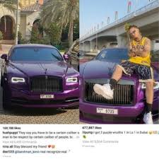 He is also a very popular nigerian socialite as news about his lifestyle doesn't stop appearing on top nigerian news and entertainment websites. Hushpuppi And U S Rapper Lil Pump Claim Ownership Of Same Car On Ig