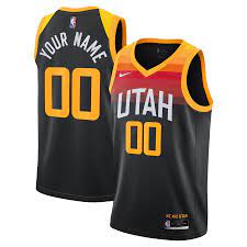 The jazz compete in the national basketball association (nba). Utah Jazz Nike City Edition Swingman Trikot Personalisierbar Jugendliche