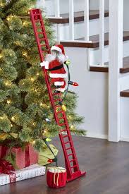 Christmas santa claus musical doll electric santa climbing ladder doll music xmas decor christmas tree ornament kid toy gift christmas. Fingerhut 43 Super Climbing Santa African American