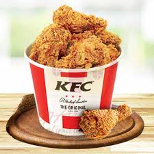 The colonel's head was redesigned, and the brown bar was dropped. Send Food Meal Value Bucket Kfc Gift To Pakistan Item 9703