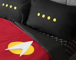 Star Trek Tng Uniform Bedding Set Star Trek Bedding Bedding Sets Bedding Set