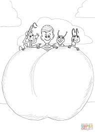 James And The Giant Peach Characters Super Coloring The Giant Peach James And Giant Peach Super Coloring Pages