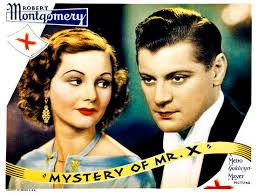 THE MYSTERY OF MR. X, from left, Elizabeth Allan, Robert Montgomery, Ralph  Forbes, 1934 Courtesy