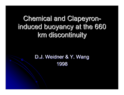 Chemical and Clapeyron- induced buoyancy at the 660 km discontinuity
