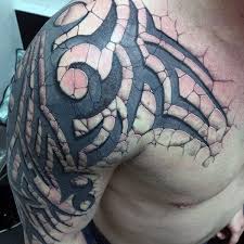 Some get them just because they're the hip new thing. 75 Tribal Arm Tattoos For Men Interwoven Line Design Ideas