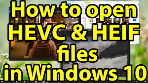 It doesn't yet have widespread adoption beyond ios 11 and macos high sierra. How To Open Heic And Hevc Files In Windows 10 S Photos App Youtube