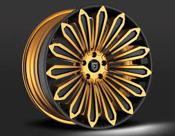 Black And Gold Car Color Custom Black And Gold Finish Rims For Cars Gold Car Wheel Rims