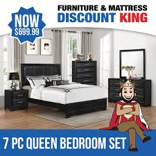 Omg This Black Gator Wood Finish Seven Piece Queen Size Bedroom Set Is A Must Have Just Look At That Mattress Furniture Queen Sized Bedroom Sets Bedroom Set
