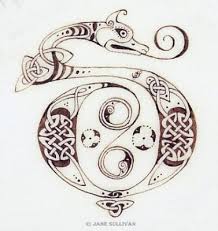 Image Result For Zoomorphic Letter With Dragon Celtic Celtic Designs Celtic Dragon
