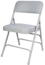 Free Shipping 75 Chairs Comfort Gray Metal Vinyl Padded Metal Folding Chairs Call Maria For Our Di Folding Chair Metal Folding Chairs Wood And Metal Table