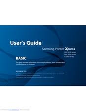 Apple airprint, google cloud print. Samsung Xpress C1860fw Manuals Manualslib