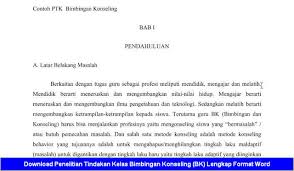 Maybe you would like to learn more about one of these? Download Penelitian Tindakan Kelas Bimbingan Konseling Bk Lengkap Format Word Berkas Sekolah