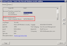In order to solve the user's problem, the administrator needs to find which computer and program the user account in active directory was locked from. Identify The Source Of Account Lockouts In Active Directory