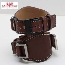 New Design Fit Fossil Jr1401 Jr1156 Jr1157 24mm Luxurious Genuine Leather Strap Tray Gato Watchband For Men Steel Buckle Belt