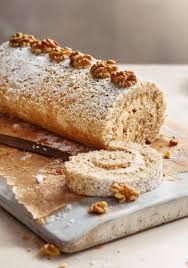 Walnut And Coffee Swiss Roll Recipe Recipe In 2021 Cake Roll Recipes Coffee And Walnut Cake Desserts
