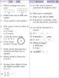 Decimals worksheets for grade 3 through grade 6 our decimal worksheets start with the conversion of simple fractions (denominators of 10 or 100) to sample grade 5 decimal subtraction worksheet what is k5? Mental Math Grade 3 Day 41 Math Mental Math Mental Maths Worksheets
