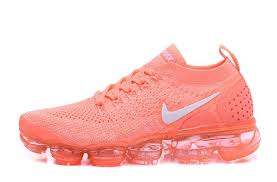 Cheap Sale Nike Air Vapormax 2018 Flyknit 2 0 Ow Salmon Orange Pink Women Nike Air Nike Air Vapormax Womens Running Shoes