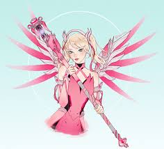 Pink Mercy Fan Art - Fan Art - Art Haven