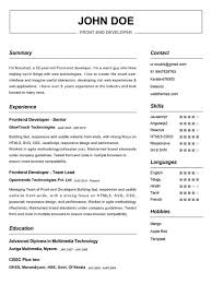 Many companies and recruiters prefer the simplicity and speed of one page resumes. Free Simple Resume Cv Templates Word Format 2021 Resumekraft