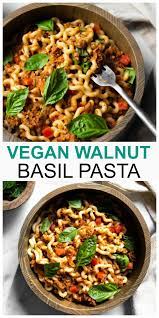 Vegan Walnut Basil Pasta Recipe Vegan Pasta Dish Vegan Pasta Recipes Whole Food Recipes