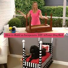 Discover a bed for the most rambunctious dogs. How To Make A Diy Dog Bed From An Old Side Table Dyi Dog Bed Diy Dog Stuff Diy Dog Bed