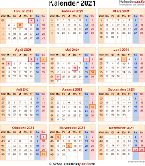 Ferien und feiertage deutschland ferienkalender kostenlos ausdrucken. Kalender 2021 Mit Excel Pdf Word Vorlagen Feiertagen Ferien Kw