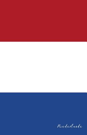 Similar to the flag of luxembourg, which uses a lighter blue and is longer; Niederlande Flagge Notizbuch Urlaubstagebuch Reisetagebuch Zum Selberschreiben