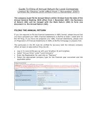 What is a company annual return? Bizfile Eguide On Filing Of Annual Return Acra