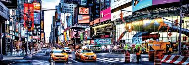 Be the first!be the first! Times Square 1000 Piece Panoramic Jigsaw Puzzle