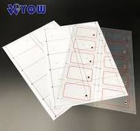 A4 Size 2X5 Dual Frequency 13.56MHz and 125kHz Combine RFID Card Inlay Sheet