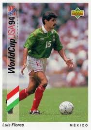 Selección mexicana de fútbol 1994 personal illustration about the mexican team of the ´94 world cup. Luis Flores Of Mexico 1994 World Cup Finals Card Seleccion Mexicana De Futbol Seleccion De Mexico Seleccion Mexicana