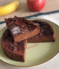 Invisible Chocolat Banane Pomme Gateau Pomme Banane Dessert Banane Chocolat Recettes Sucrees