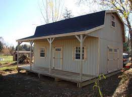 A lofted cabin by better built barns includes more and lasts longer. Cabin Storage Shed Alpine Structures In Winesburg Ohio