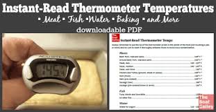 Instant Read Thermometer Temperatures The Boat Galley