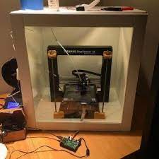 If You Are 3d Printing With Abs You Can Find It Warps Cracks And Misbehaves Unless You Can Maintain Constant Te 3d Printer Enclosure 3d Printer Printer Hacks