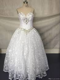A lace wedding dress with sleeves will also help display the beauty and intricacy of the lace pattern itself. Elegant Long Ball Gown Beaded Lace Muslim Wedding Dresses Women White Floor Length Bridal Gown Lace Up Wedding Gowns With Free Petticoat From Girl Lovedress 278 49 Dhgate Com