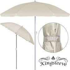 Kingsleeve Parasol Inclinable Parasol De Plage Reglable Hydrofuge 180 Ou 200cm Co En 2020 Parasol Parasol Inclinable Terrasse