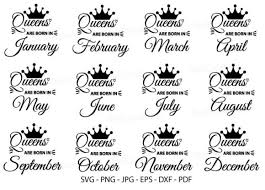 Freesvg.org offers free vector images in svg format with creative commons 0 license (public domain). Queens Are Born In Svg Queens Clipart Graphic By Redcreations Creative Fabrica