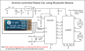 Circuit diagram is a free application for making electronic circuit diagrams and exporting them as images. Robot Robo Car Tilt Control Android Mobile Bluetooth Remote Project Using 89c2051 Microcontroller And Hc 05 Bluetooth Module
