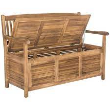 Brisbane Wooden Storage Bench Wooden Storage Bench Outdoor Storage Bench Garden Storage Bench