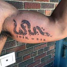 Nothing says liberty like the famous join, or die political cartoon, created by benjamin franklin. 41 Join Or Die Tattoo Ideas 2021 Inspiration Guide