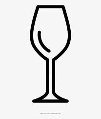 Wine bottle and glass coloring page to color, print or download. Wine Glass Coloring Page 1000x1000 Png Download Pngkit