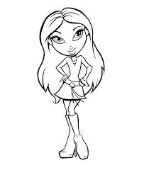 Each printable highlights a word that starts. Free Printable Bratz Coloring Pages H M Coloring Pages Coloring Library