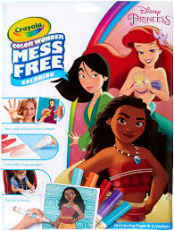 Chickens coloring pages having pets around is said to liven up every abode. Amazon Com Crayola Wonder Disney Princess Pages Mess Free Coloring Gift For Kids Age 3 4 5 6 Toys Games