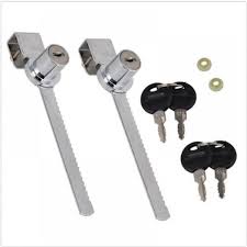 Keyed Push Cabinet Reptile Showcase Display Sliding Door Lock 2keys Glass Glass Cabinets Display Glass Door Lock Showcase Display