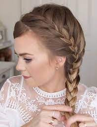 Wie Man Eine Seite Franzosisch Braid Braid Franzosisch Seite French Braid Hairstyles Side French Braids Braided Hairstyles Easy
