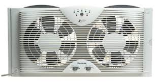 Bionaire Twin Reversible Airflow Window Fan With Remote Control Holmes Hawf2043 Dual Blade Twin Window Fan With One Touch Thermostat Holmes Http Www Amazon Com Dp B000065dk8 Ref Window Fans Exhaust Fan Kitchen Exhaust Fan